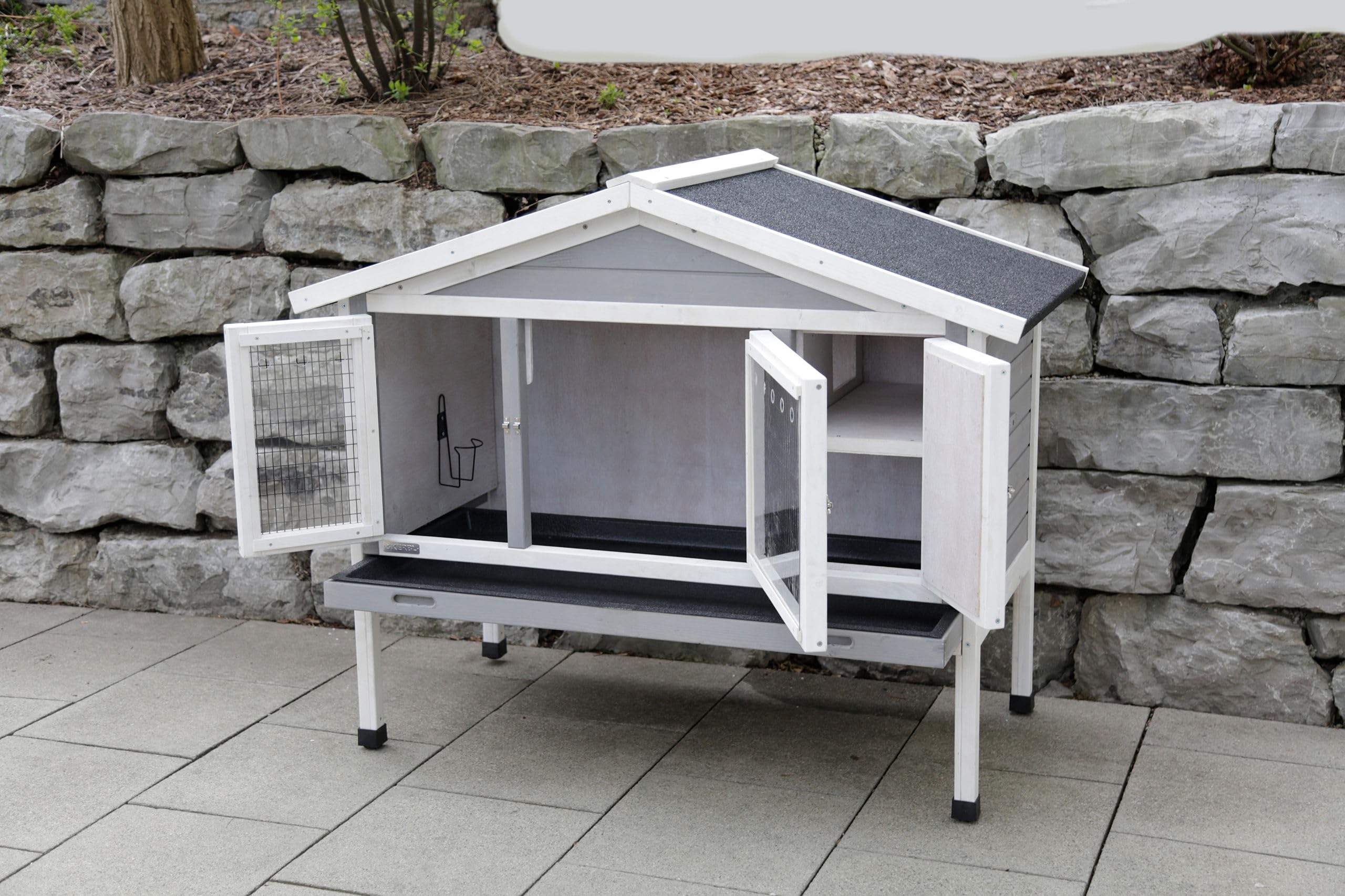 kerbl-pet-cage-rongeurs-4-season-superior-130-x-66-x-110-cm-bois image 2