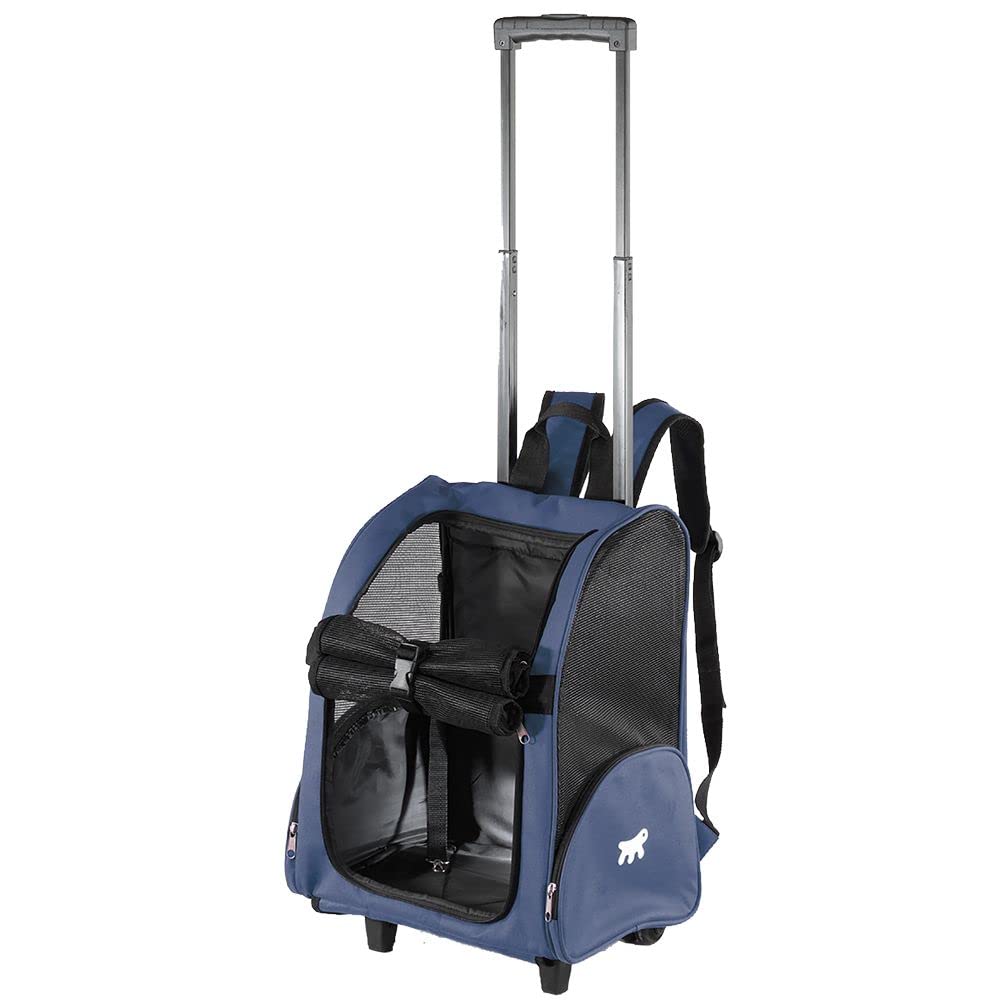 ferplast-trolley-sac-de-transport-roulettes-et-sac-dos-pour-chats-et-petits-chie image 6