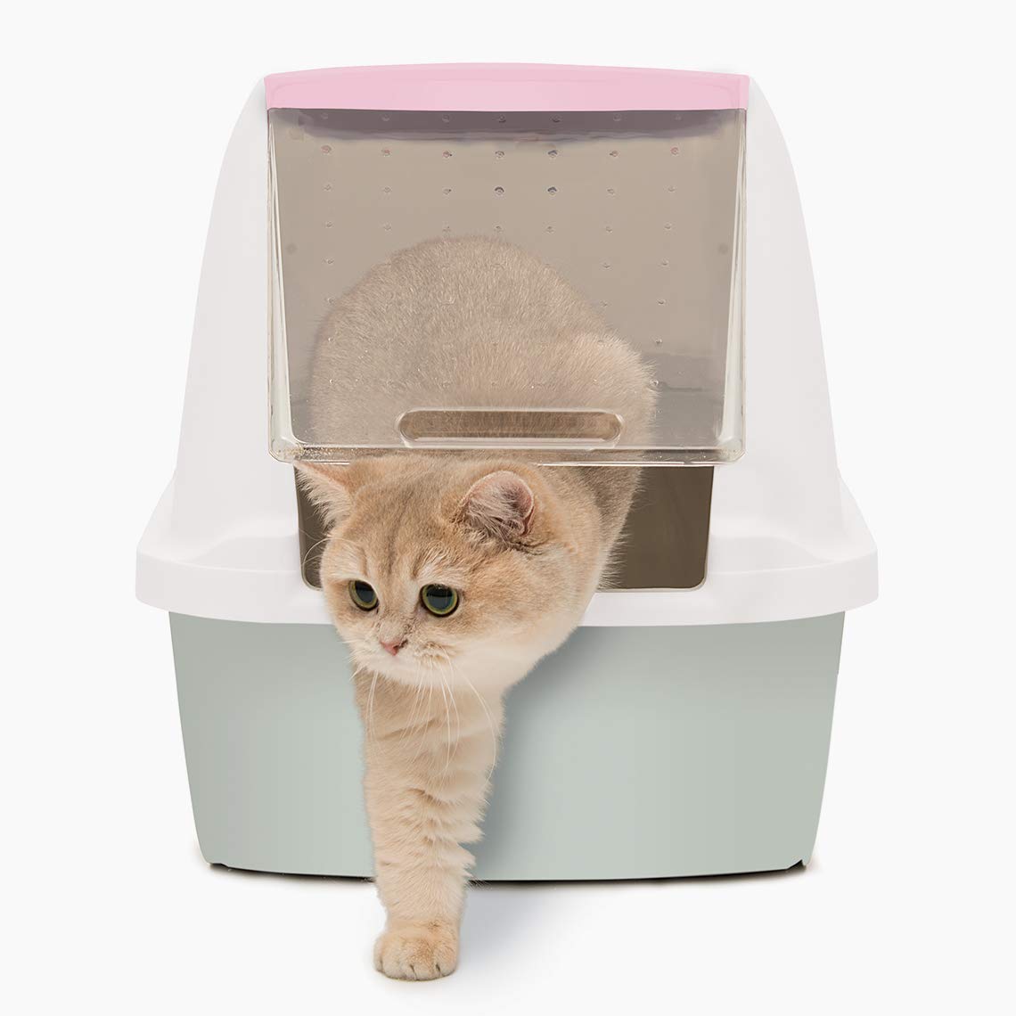 catit-maison-de-toilette-couverte-rose-57-x-46-5-x-39-cm-avec-filtre-charbon image 8