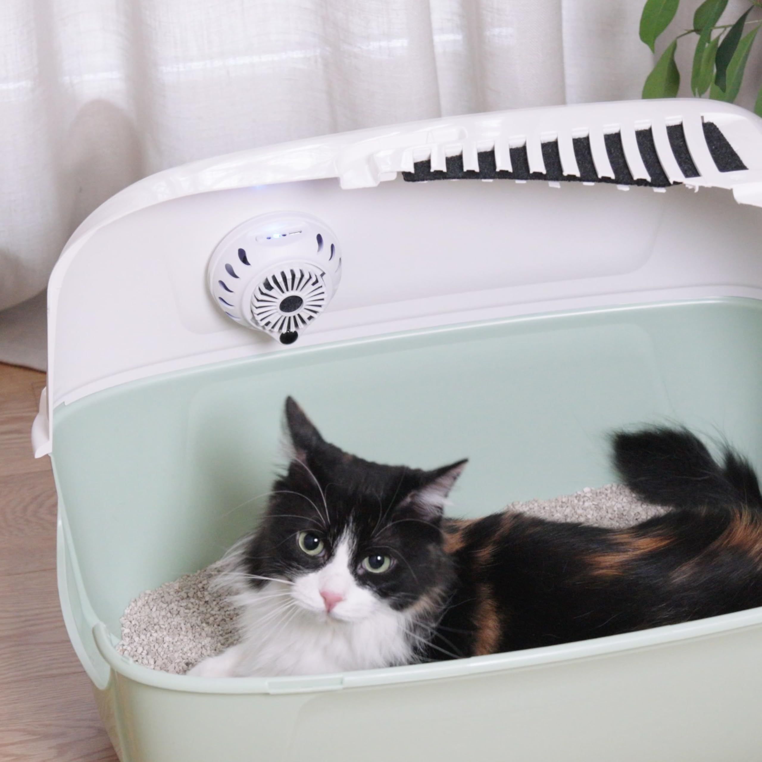 ferplast-genicair-d-sodorisant-lectronique-pour-maison-de-toilette-chat-filtre-f image 2