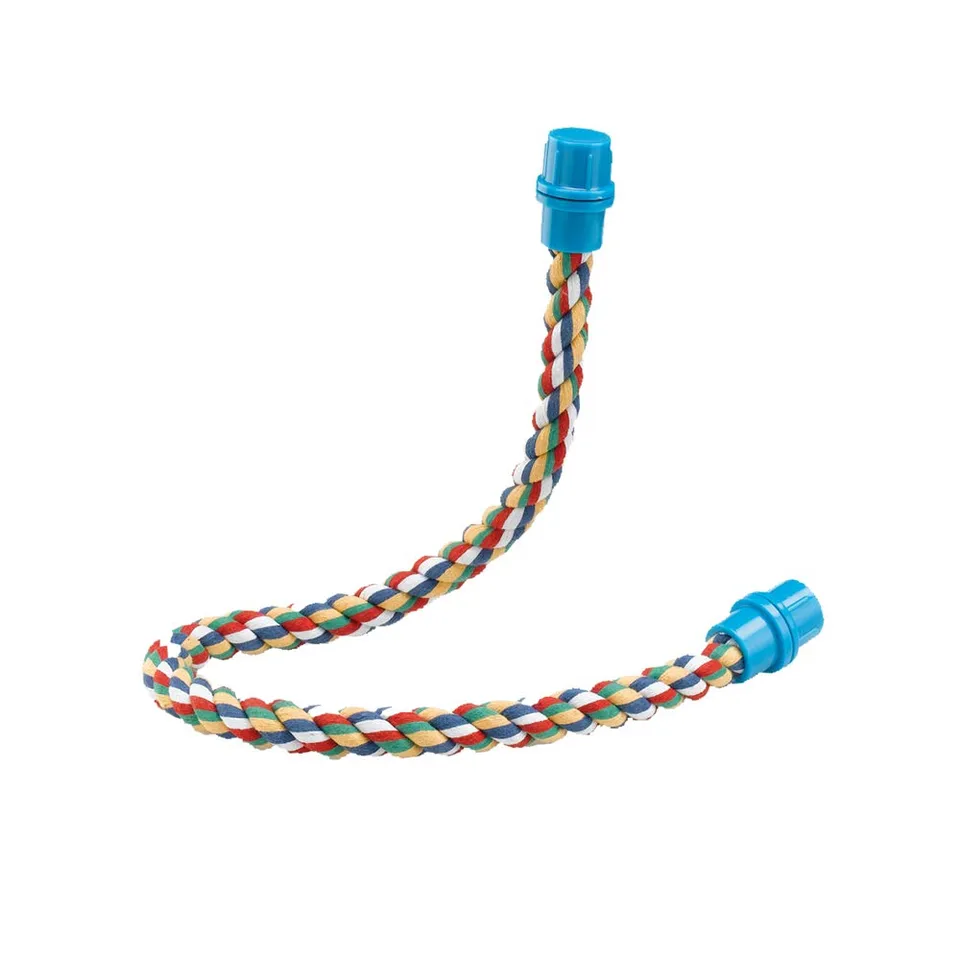 ferplast-perchoir-coton-flexible-pa-4114-moyen-66-cm-noir-pour-perroquet image 1
