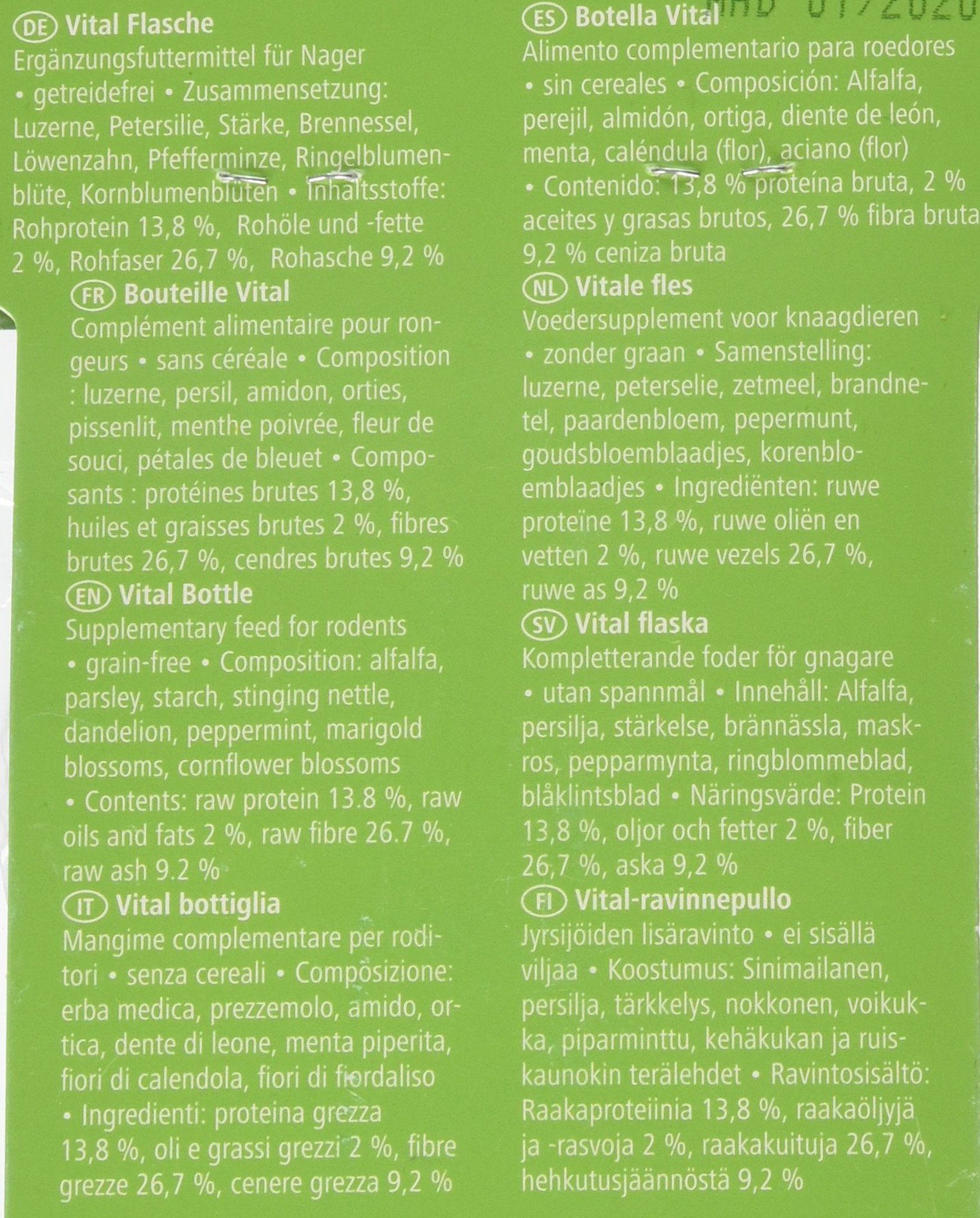 kerbl-pet-native-snacks-bouteille-vital-7-x-4-x-2-cm-70-g-lot-de-2 image 3