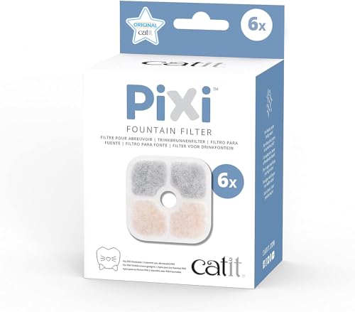 catit-pixi-lot-de-6-filtres-fontaine-chat-blanc image 7