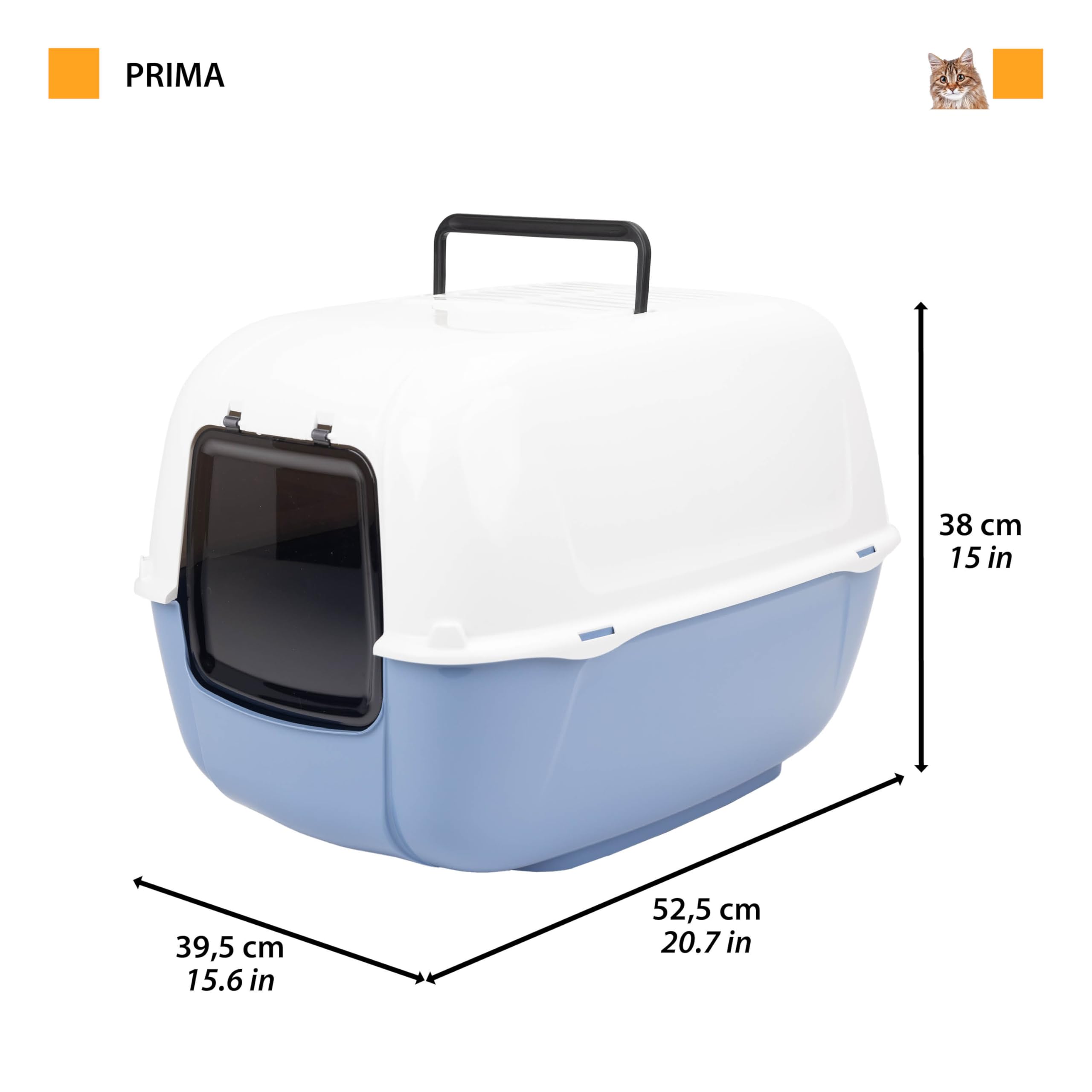ferplast-prima-bac-liti-re-ferm-pour-chat-bleu-avec-filtres image 3
