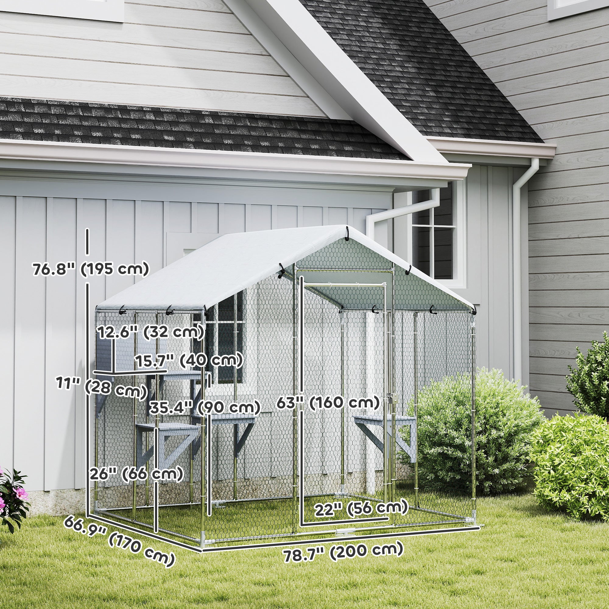 pawhut-catio-ext-rieur-walk-in-79-pouces-openair-pour-5-chats image 5