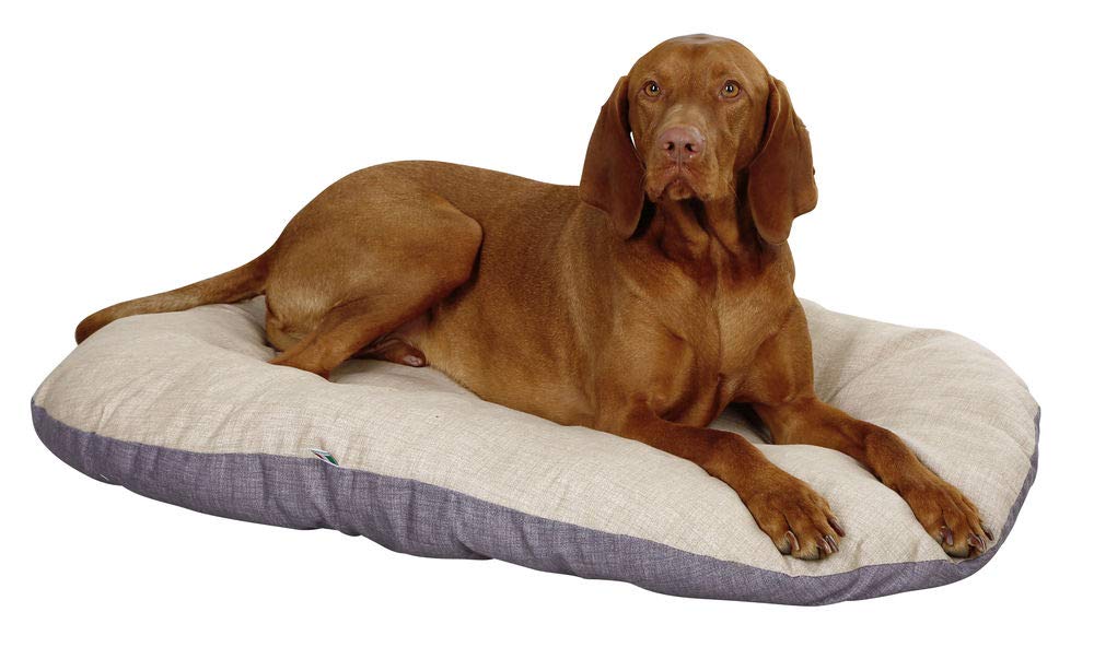 kerbl-loneta-coussin-pour-chien-82-x-57-cm-gris-jaune-reversible-coton-polyster- image 3