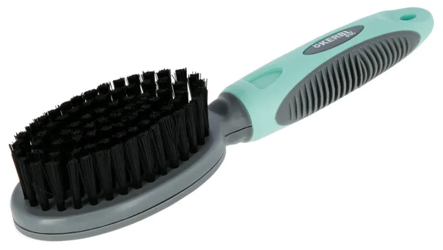 kerbl-pet-brosse-turquoise-gris-20-cm image 1