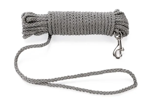 karlie-flamingo-rondo-laisse-de-dressage-chien-nylon-gris-100-cm-x-20-mm image 1