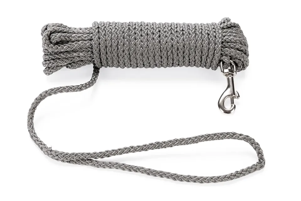 karlie-flamingo-rondo-laisse-de-dressage-chien-nylon-gris-100-cm-x-20-mm image 1