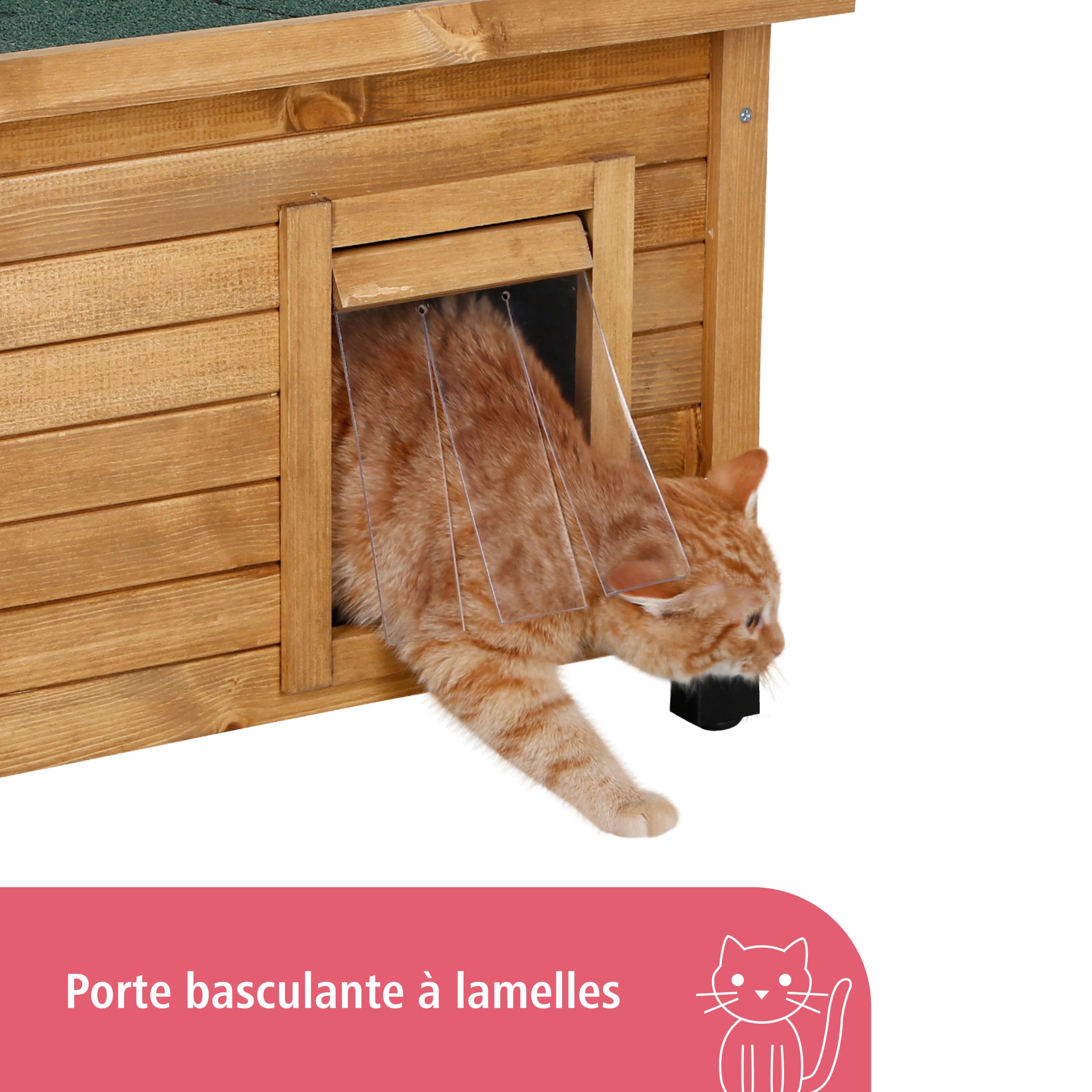 kerbl-rustica-maison-pour-chat-en-bois-57-x-45-x-43-cm-marron-vert image 6