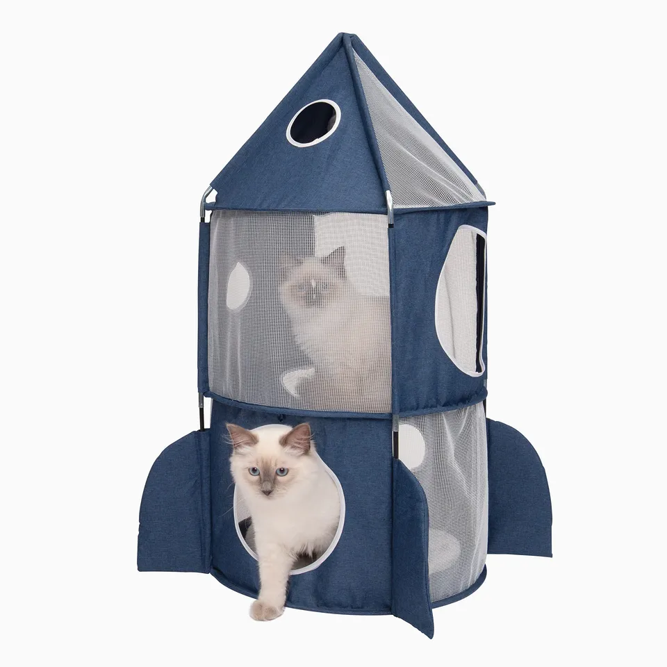 catit-vesper-fus-e-bleu-42001-tour-de-jeu-3-niveaux-pour-chat image 1