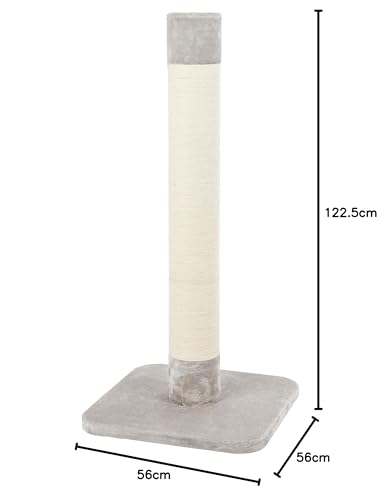 kerbl-pet-griffoir-opal-jute-arbre-chat-56x56x119-cm-gris image 6