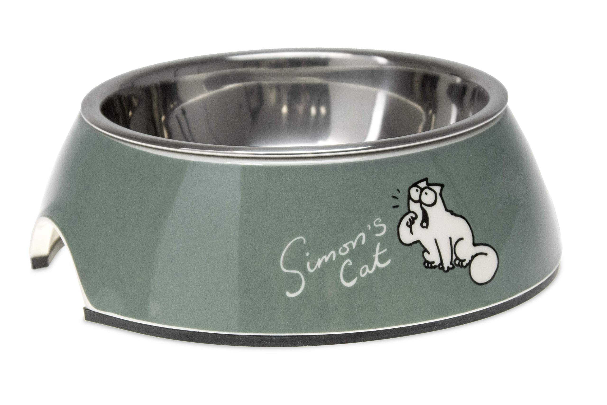 karlie-simon-s-cat-gamelle-chat-m-lamine-inox-14x14x4-5-cm-160-ml image 1