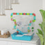pawhut-cage-hamster-4-tages-double-tour-avec-tubes-roue-et-accessoires-bleu-clai image 3
