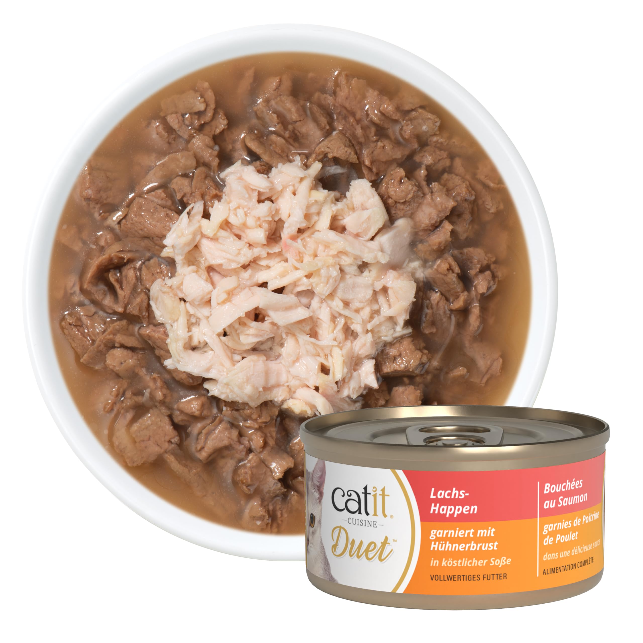 catit-cuisine-duet-saumon-garni-poitrine-de-poulet-en-sauce-75-g-nourriture-humi image 3