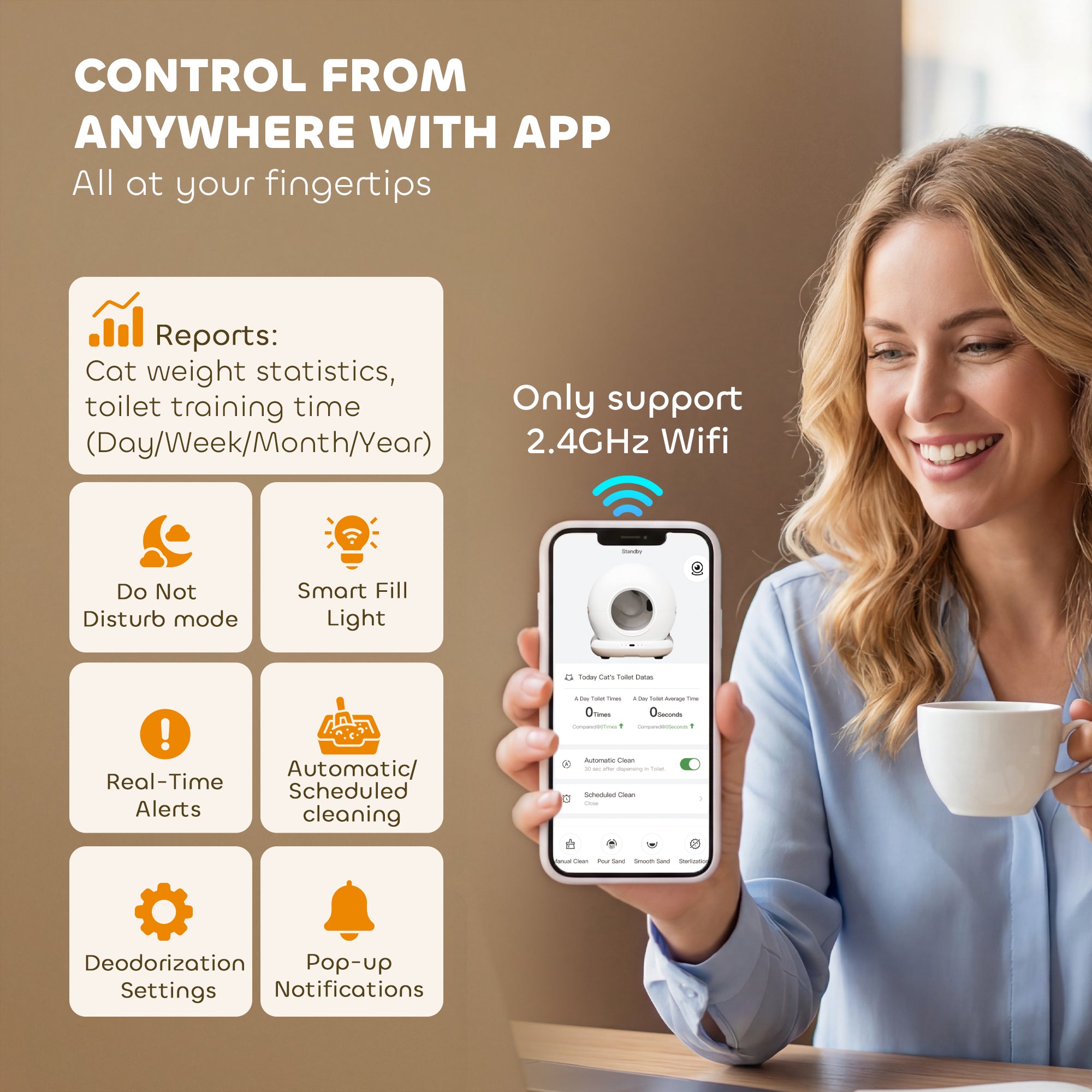 pawhut-bac-liti-re-automatique-autonettoyant-72l-avec-contr-le-app-pour-multi-ch image 5