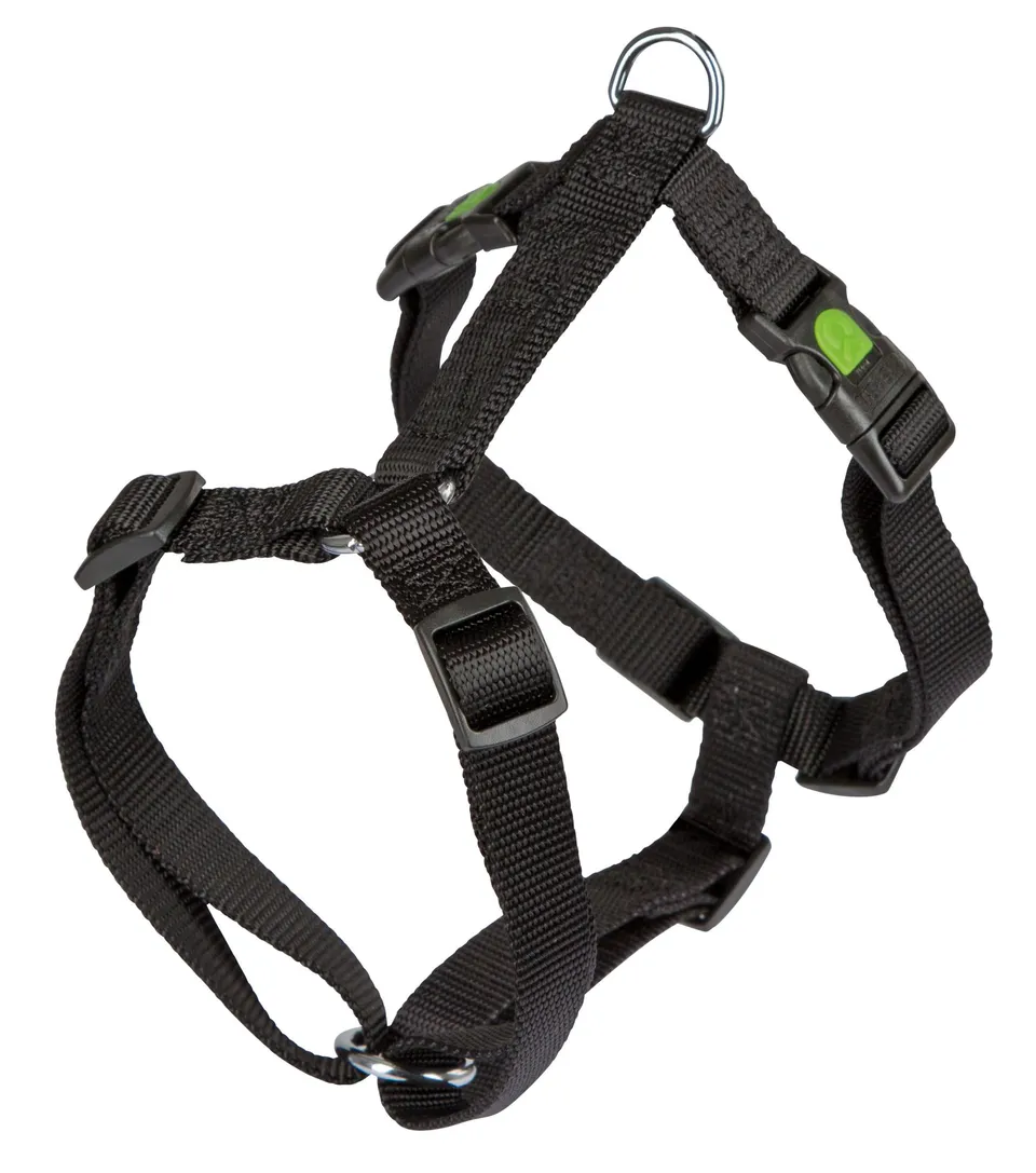kerbl-miami-harnais-pour-chien-noir-30-40-cm-nylon-souple image 1