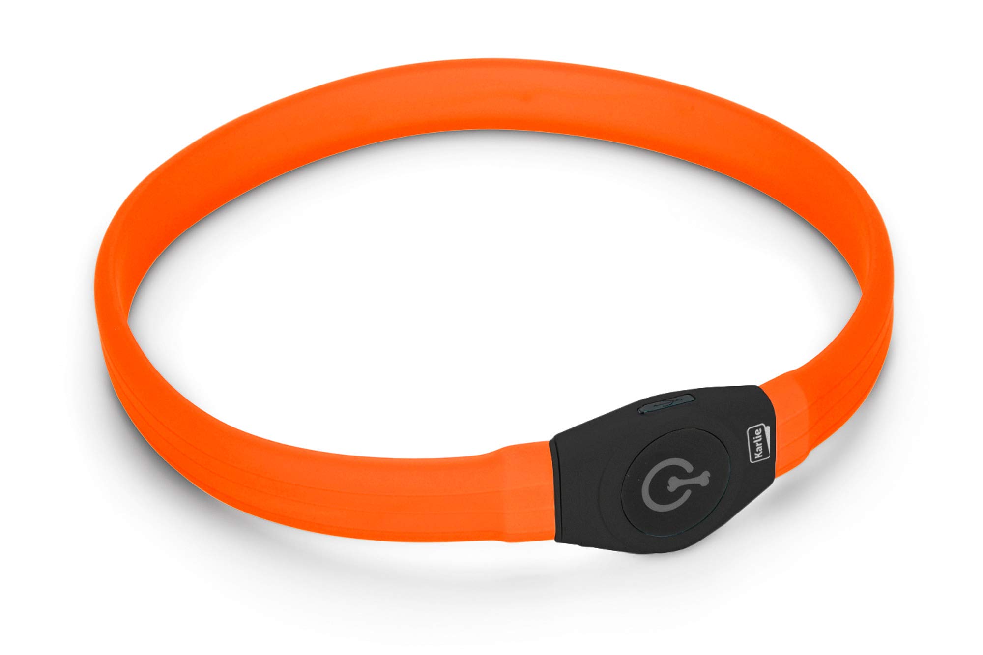 karlie-visio-light-led-poils-longs-orange-l-65-cm-x-l-2-5-cm image 1