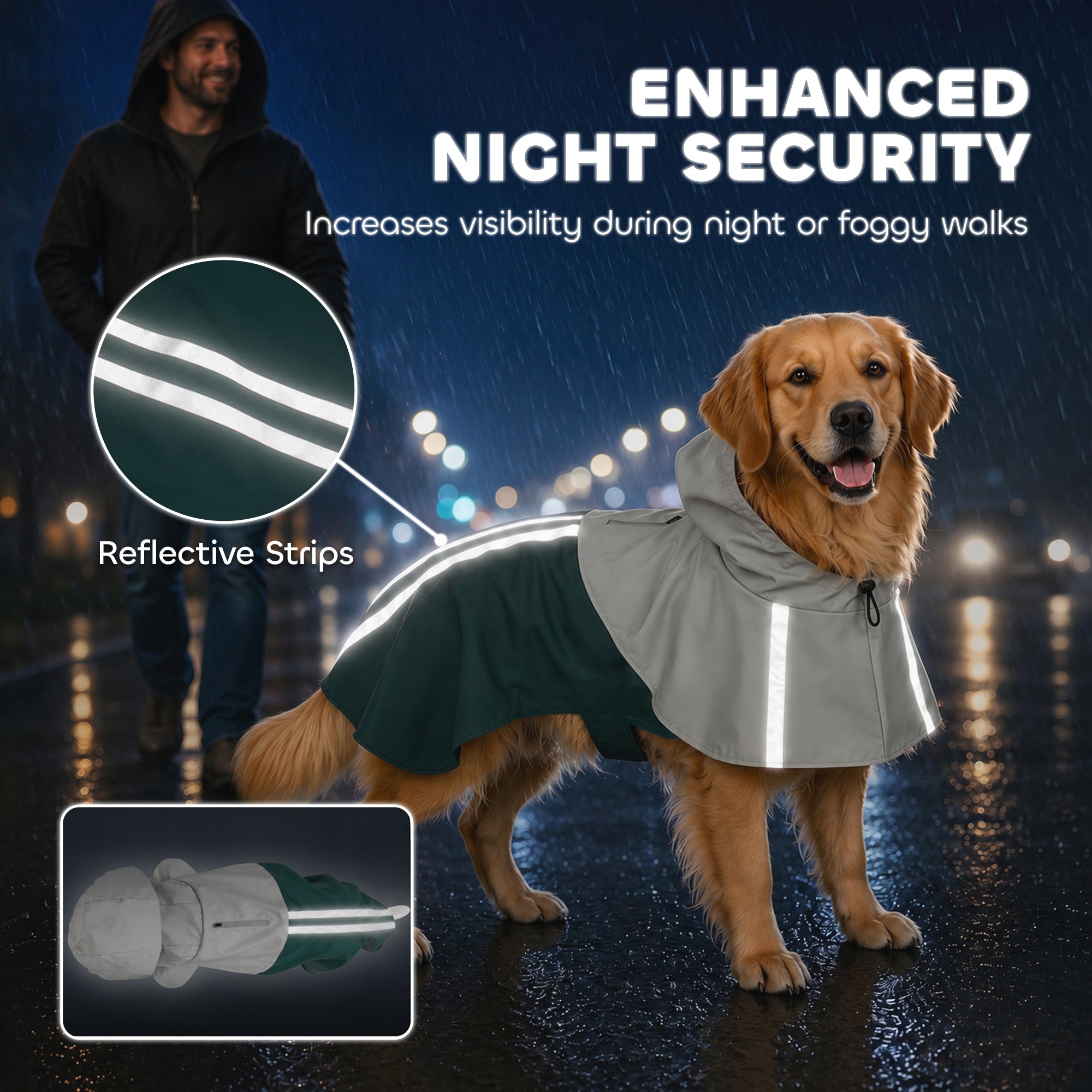 pawhut-manteau-imperm-able-pour-grand-chien-taille-l-avec-capuche-vert image 7