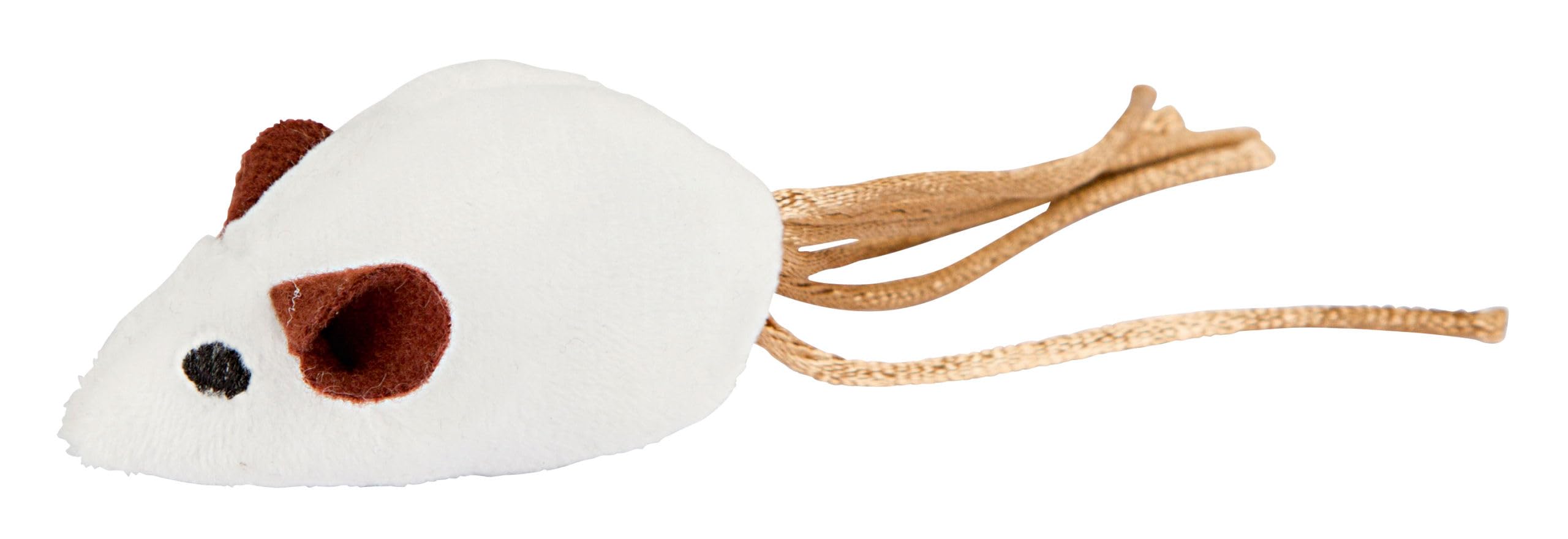 kerbl-souris-de-jeu-blanche-et-grise-7-x-4-cm image 2