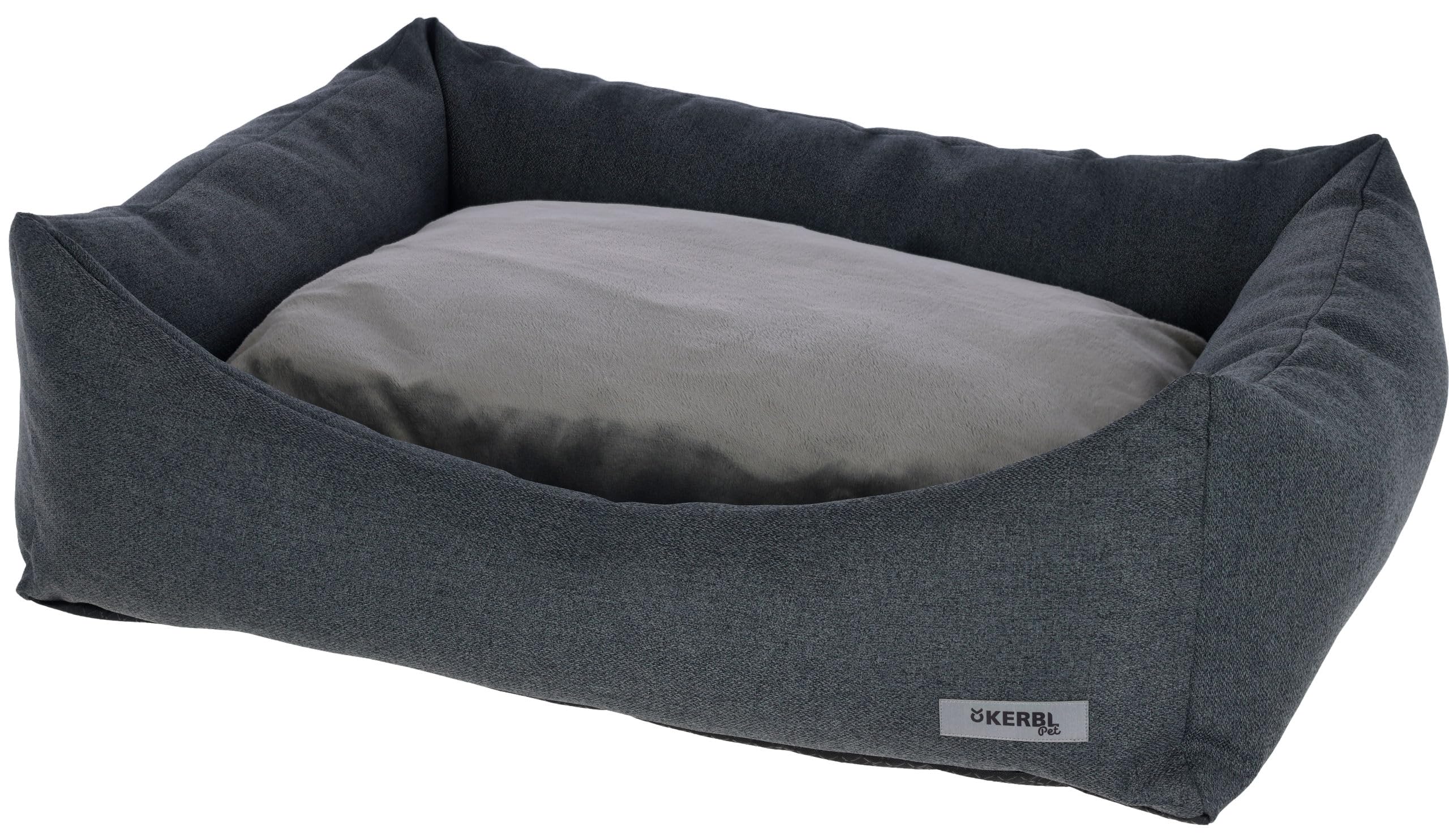 kerbl-pet-platin-ortho-lit-douillet-pour-chien-gris-80-x-60-x-25-cm-coussin-r-ve image 1