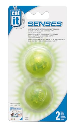 catit-balles-lumineuses-de-rechange-mouvement-pour-circuit-chat-lot-de-2 image 2