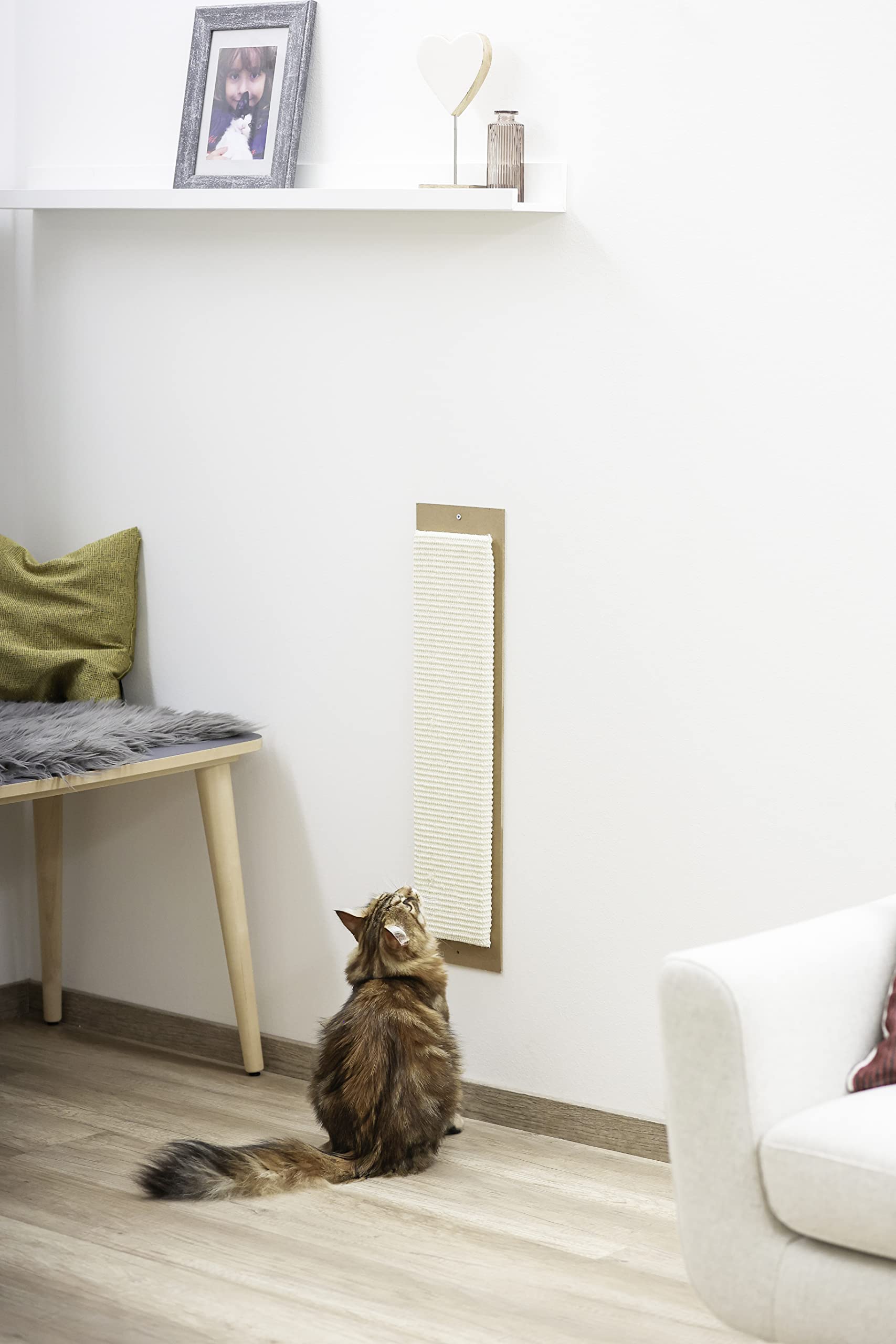 kerbl-planche-gratter-maxi-pour-chat-sisal-70-x-17-cm image 2