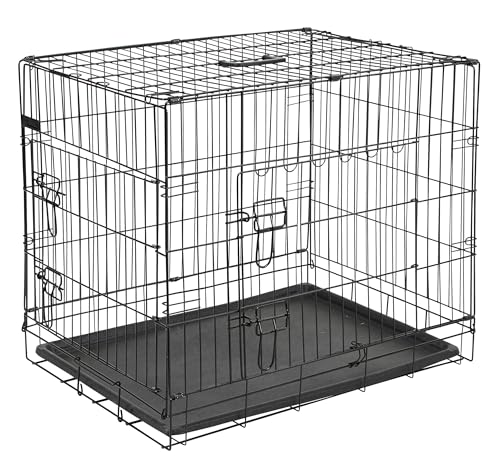 kerbl-pet-cage-de-transport-grillag-e-deux-portes-pour-chien-noire-92-x-63-x-74- image 6