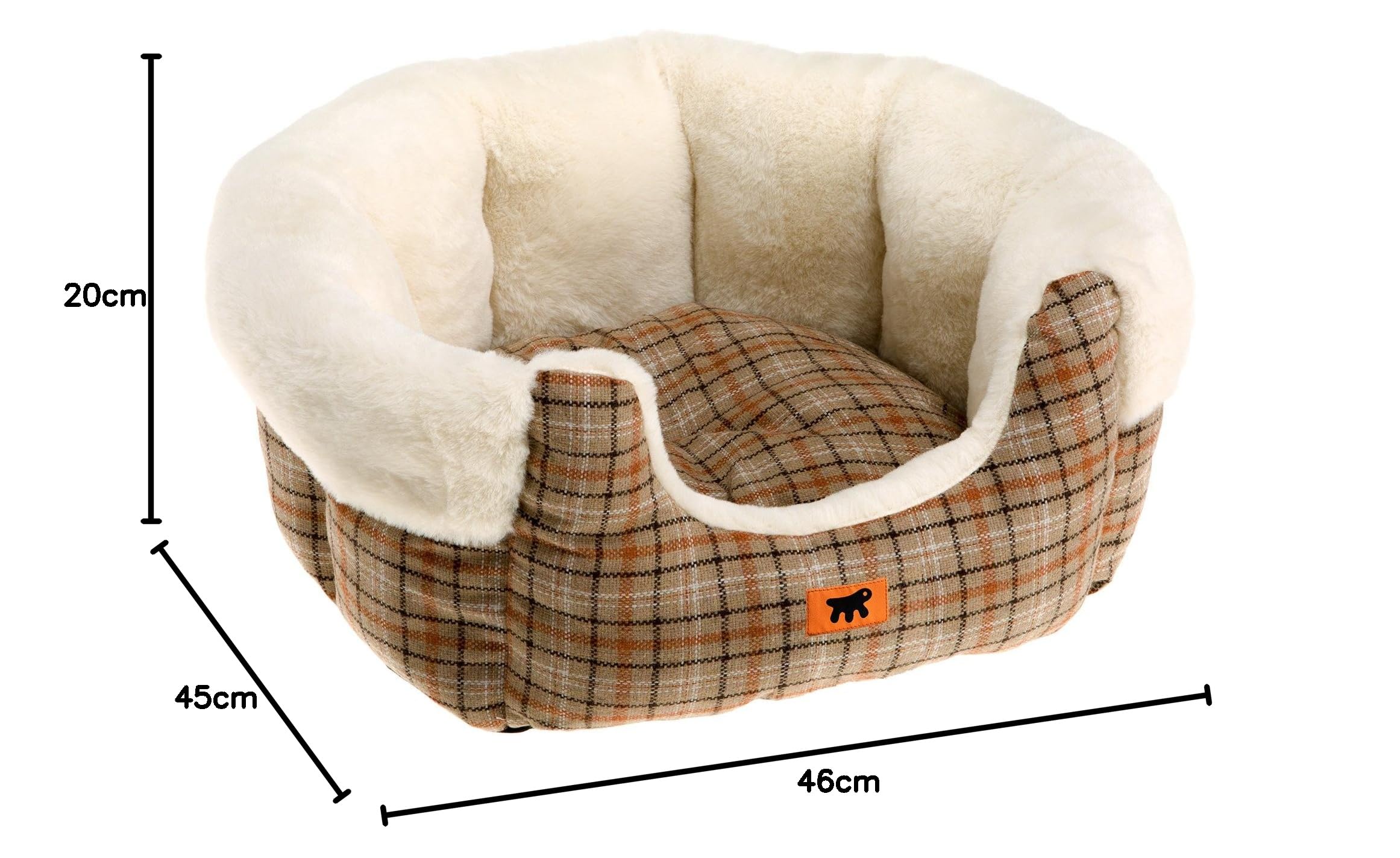ferplast-etoile-2-coussin-chien-beige image 2