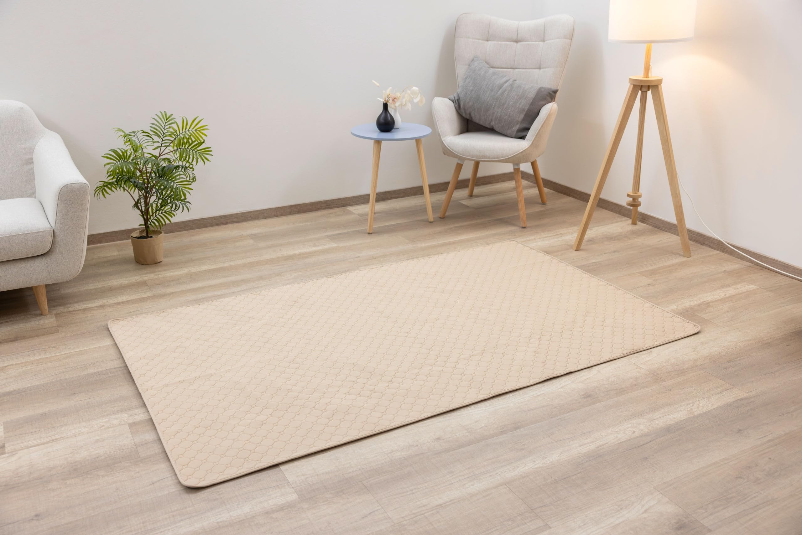 kerbl-pet-tapis-urinaire-lavable-pour-lapins-et-rongeurs-marron-200x120-cm image 2
