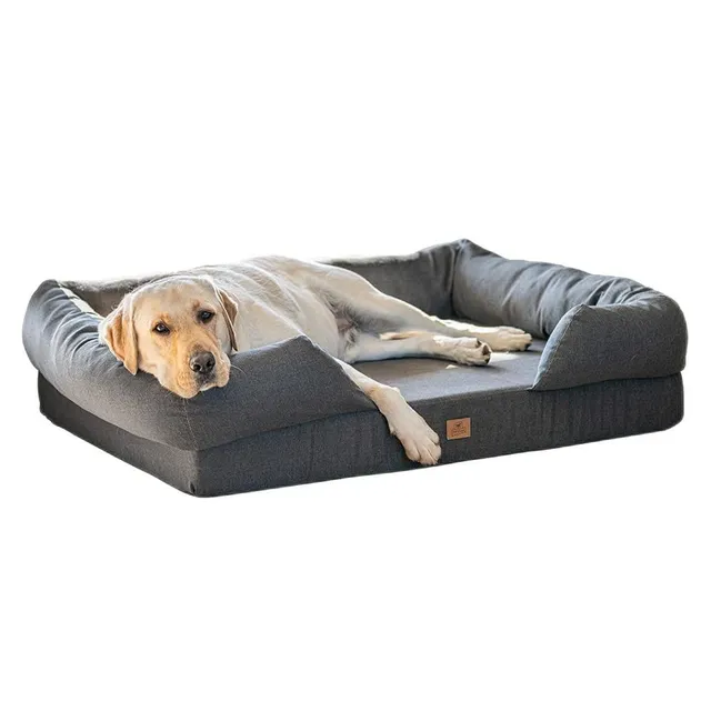ferplast-panier-chien-xxl-orthop-dique-m-moire-de-forme-112-x-88-x-26-5-cm-gris image 1