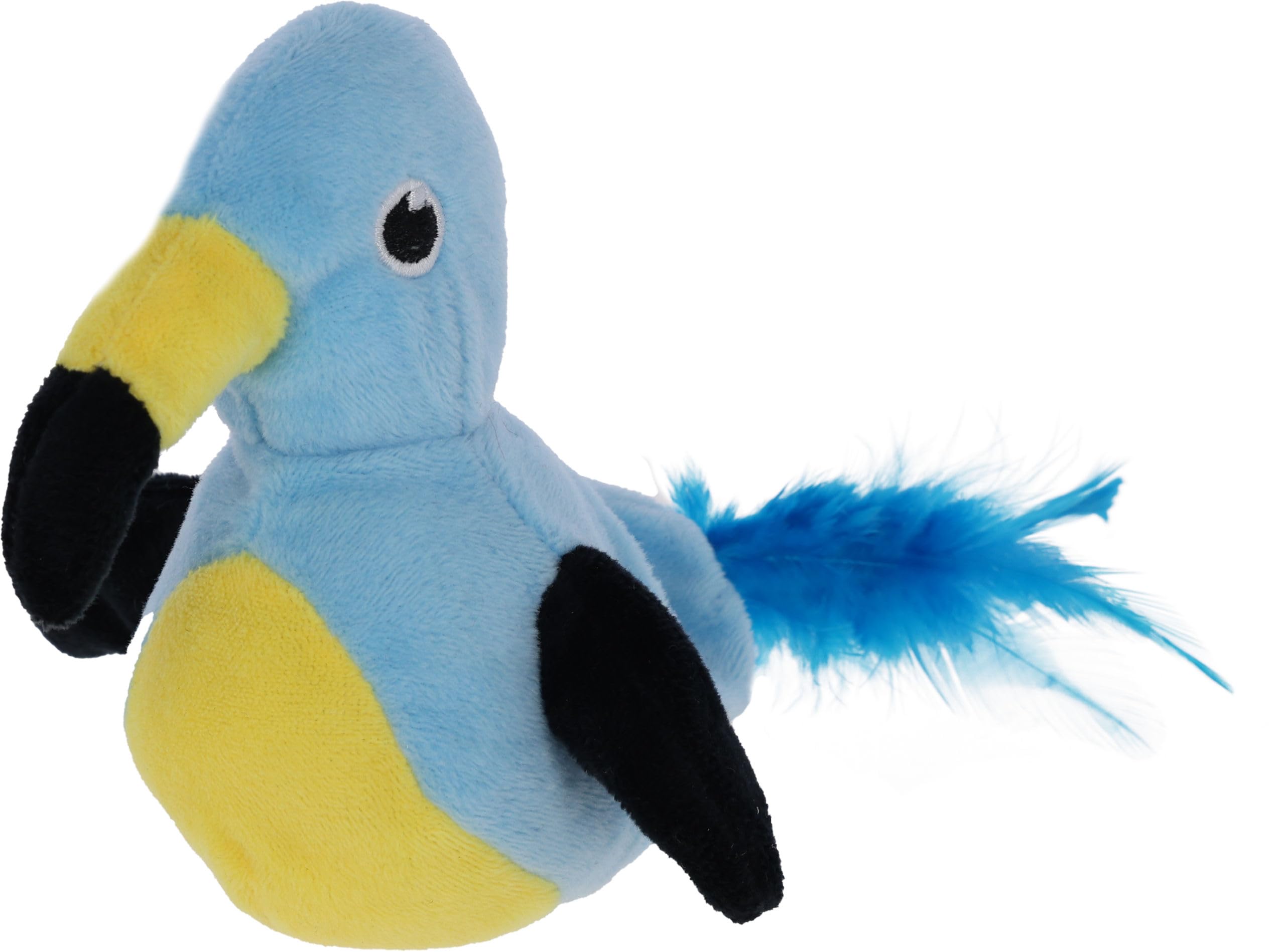 kerbl-pet-jumping-oiseau-interactif-chat-bleu-jaune-17-x-12-5-cm-rechargeable-us image 1