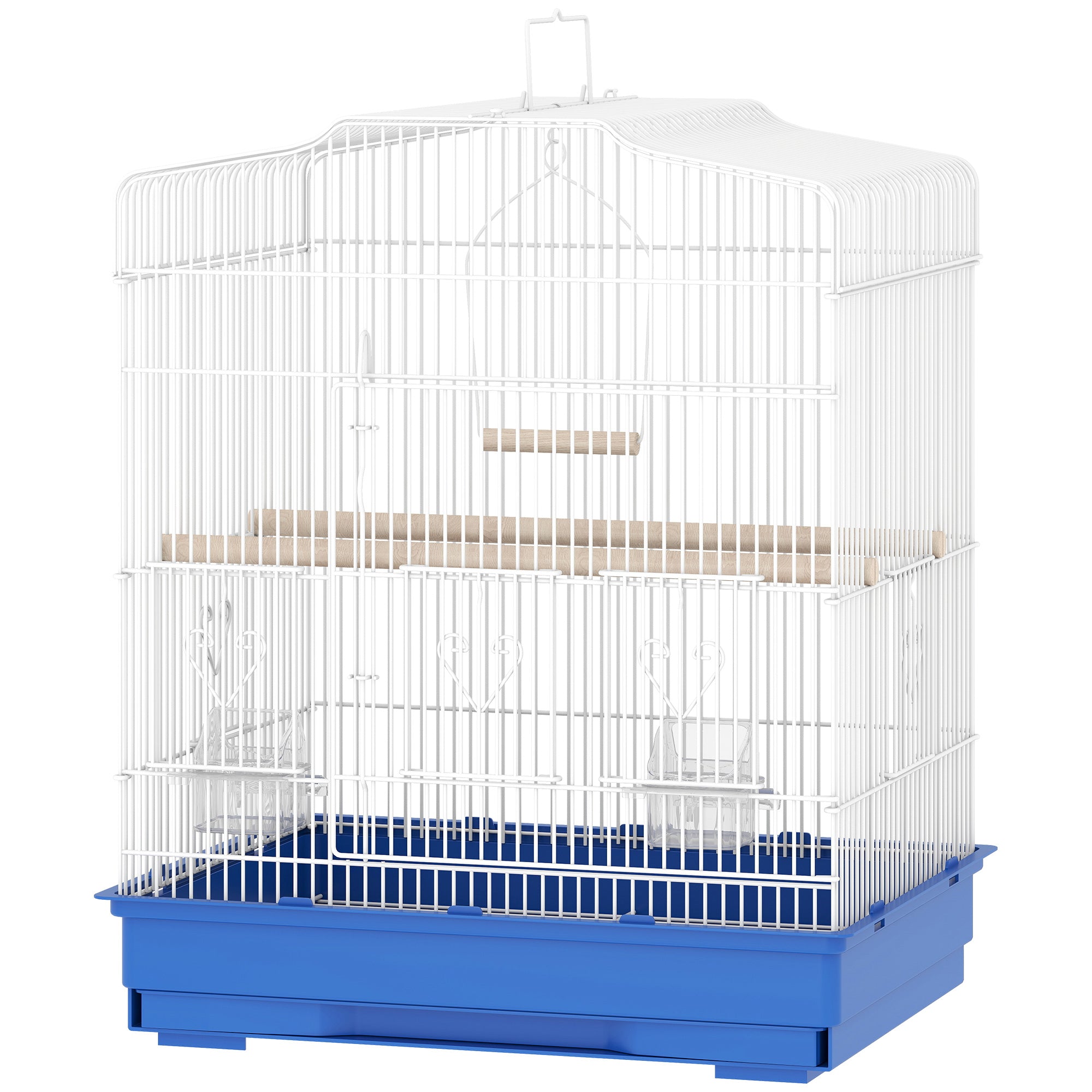 pawhut-cage-pour-oiseaux-23-pour-pinsons-canaris-et-perruches-avec-perchoirs-por image 2