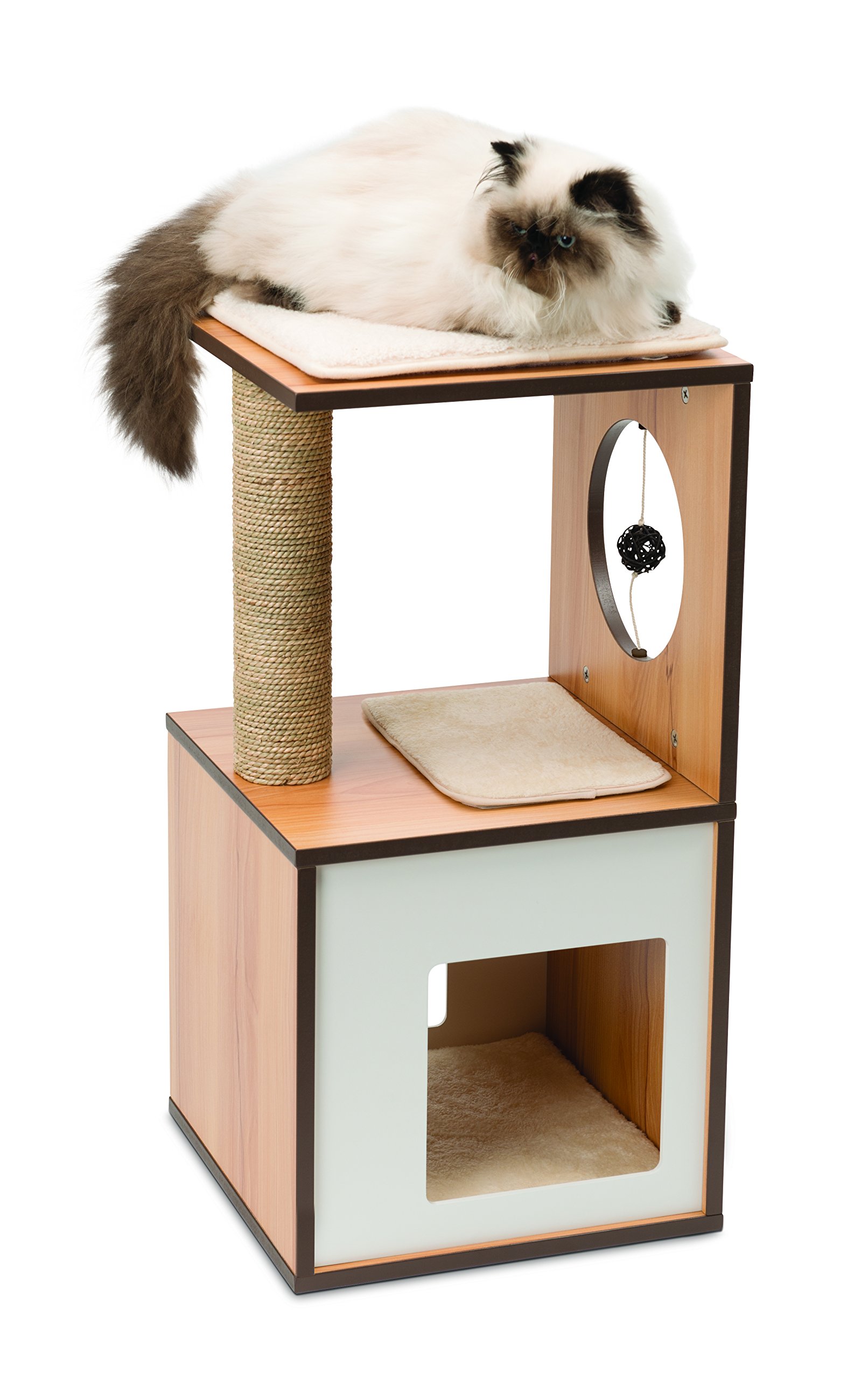 catit-vesper-box-naturel-taille-s-meuble-arbre-chat-compact image 1