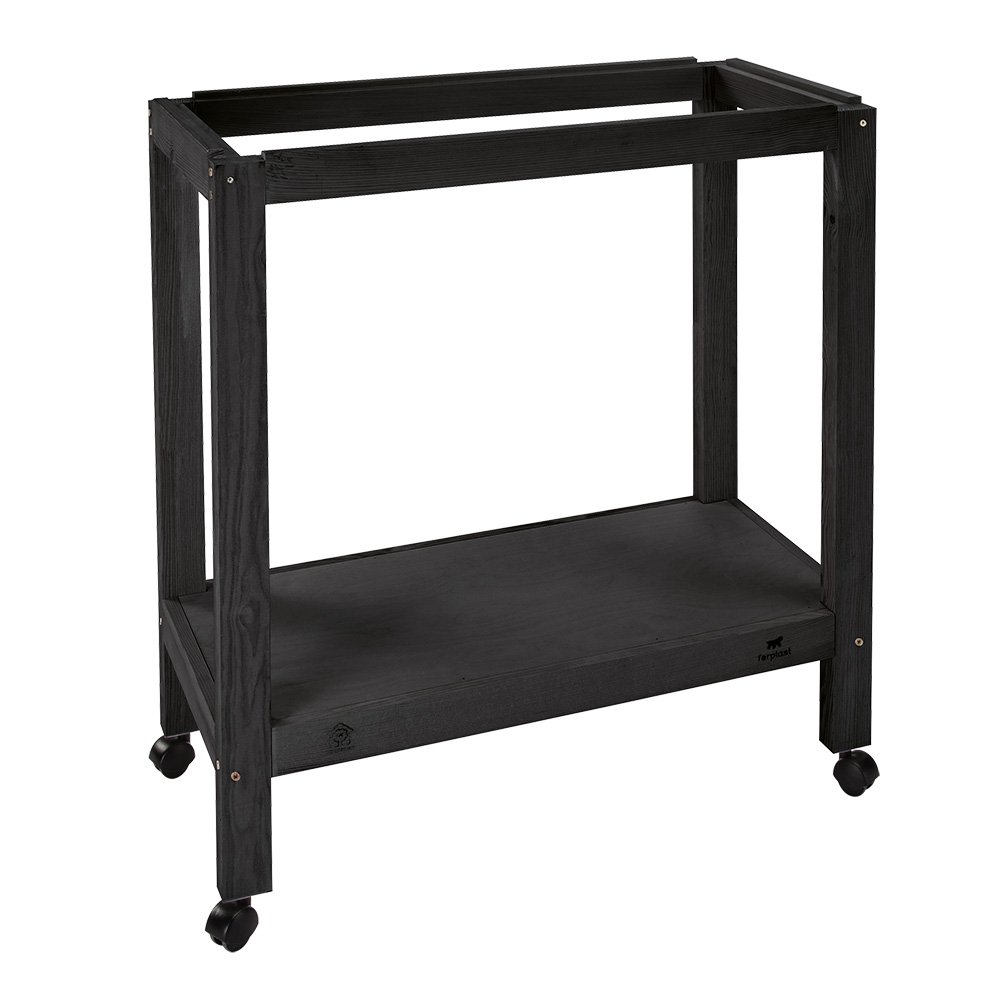 ferplast-sumet-65-wood-support-en-bois-avec-roues-pour-cages-oiseaux image 1