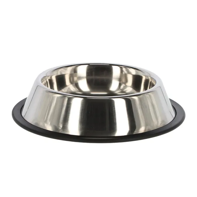 kerbl-gamelle-en-acier-inoxydable-pour-chien-450-ml-antid-rapante image 1