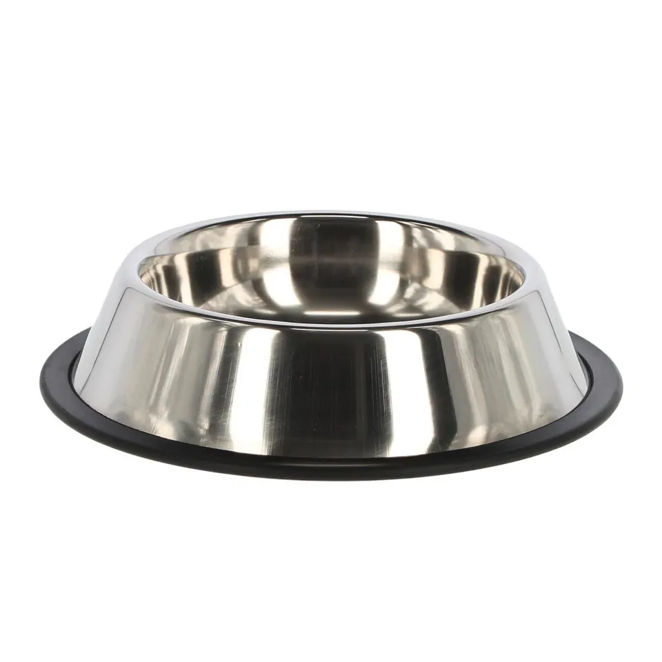 kerbl-gamelle-en-acier-inoxydable-pour-chien-450-ml-antid-rapante image 1