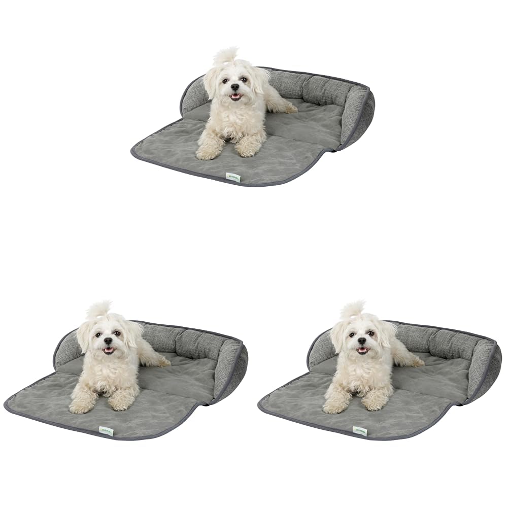 kerbl-emalia-coussin-de-canap-pour-chien-60x40x12-cm-gris-polyester-bordure image 7