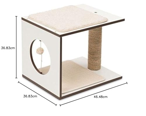 catit-vesper-stol-arbre-chat-tabouret-blanc image 8