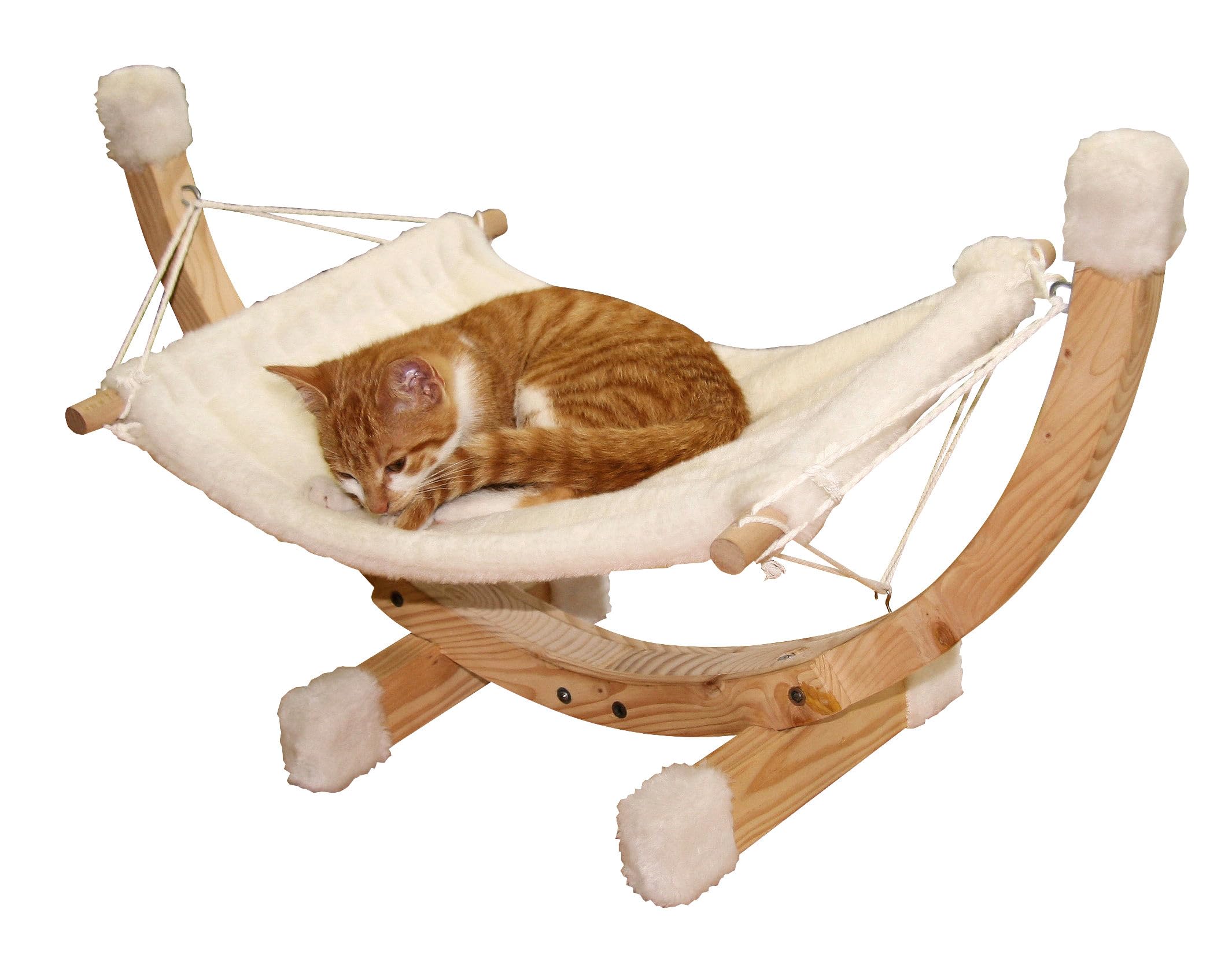kerbl-siesta-hamac-pour-chat-73x36x34-cm-blanc image 2