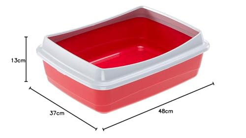ferplast-nip-bac-liti-re-pour-chat-bords-hauts-47-x-36-x-15-5-cm-bordeaux image 4