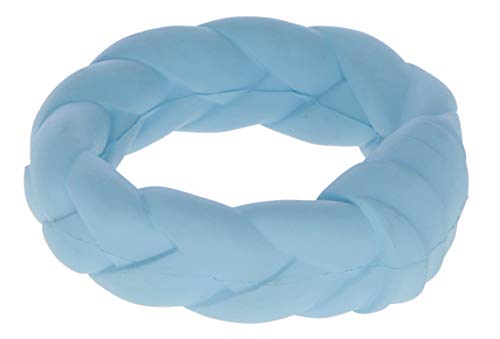 kerbl-anneau-en-caoutchouc-naturel-bleu-ciel-11-5cm-pour-chien image 2