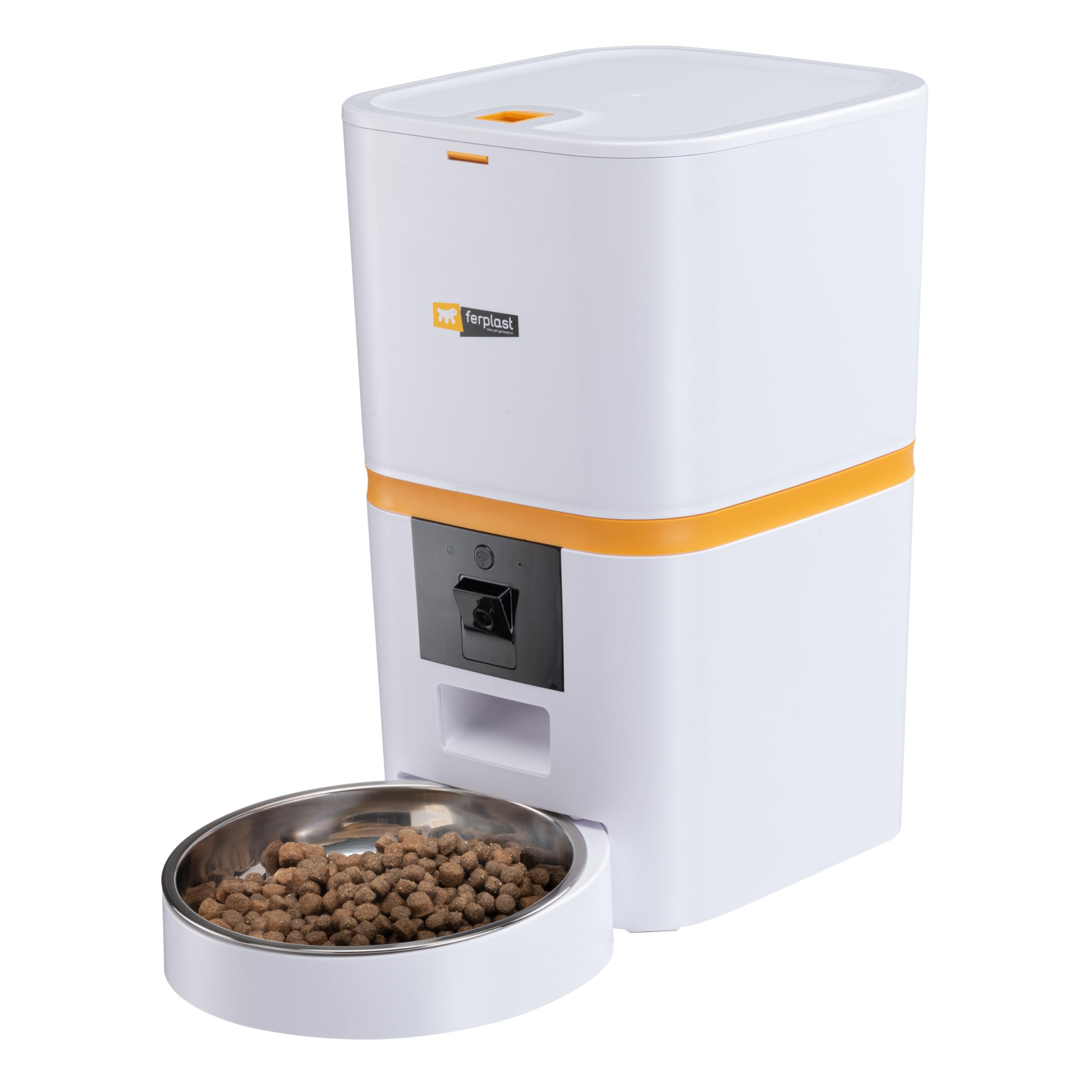 ferplast-risto-pet-smart-distributeur-croquettes-automatique-6-l-avec-cam-ra-app image 7