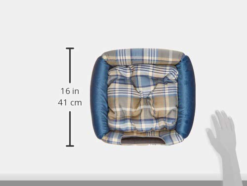 ferplast-edinburgh-maisonnette-lit-pour-chat-bleu-cossais-44-x-44-x-33-cm image 3