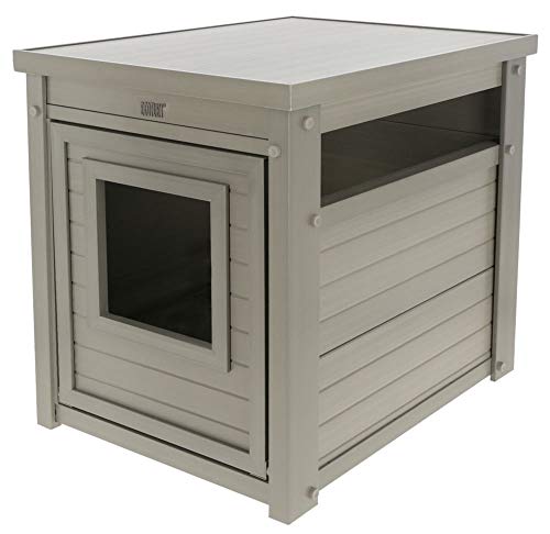 kerbl-pet-eco-daffy-armoire-pour-chat-gris-47x60x56-cm-cache-liti-re image 7