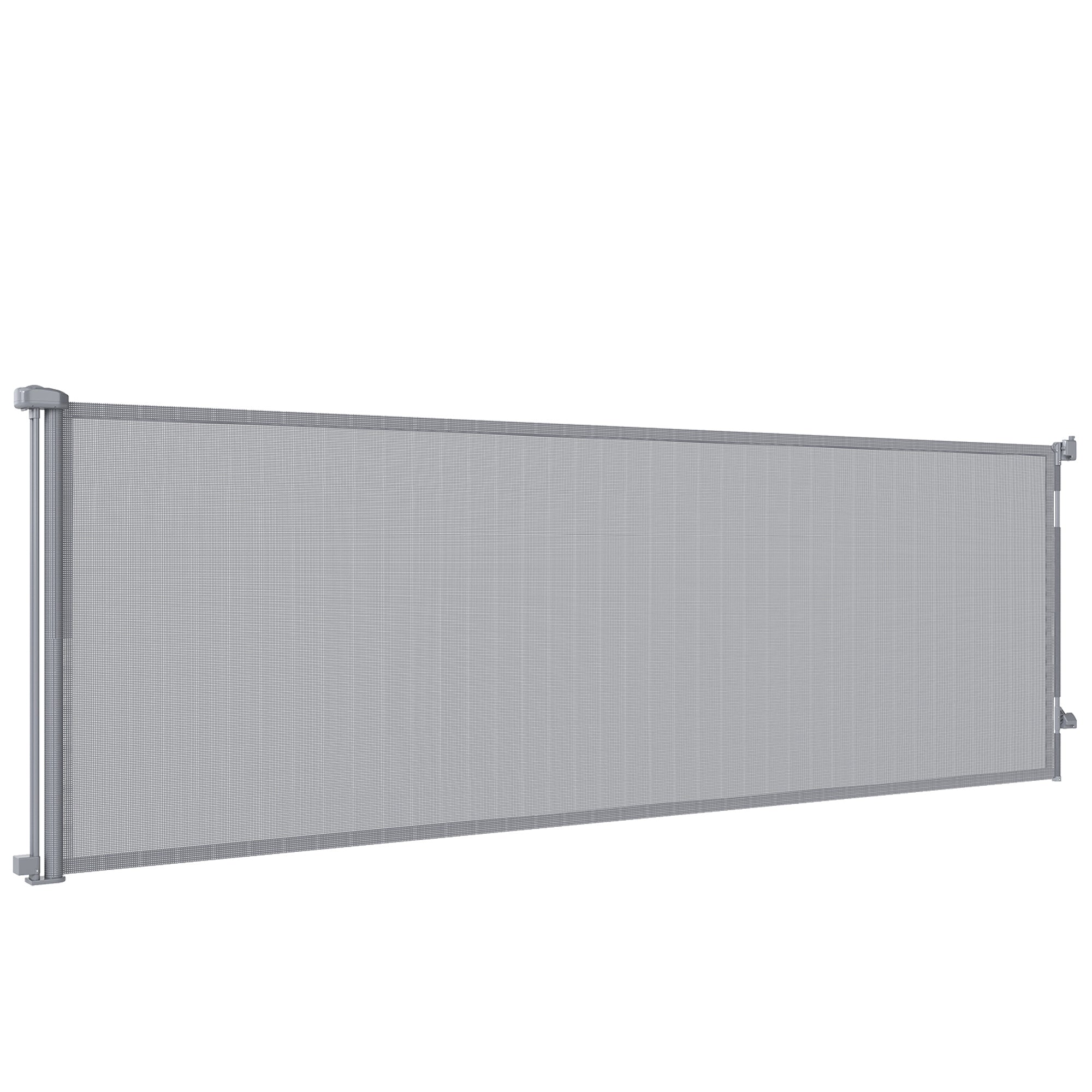pawhut-barri-re-r-tractable-animaux-jusqu-300-cm-grise image 2