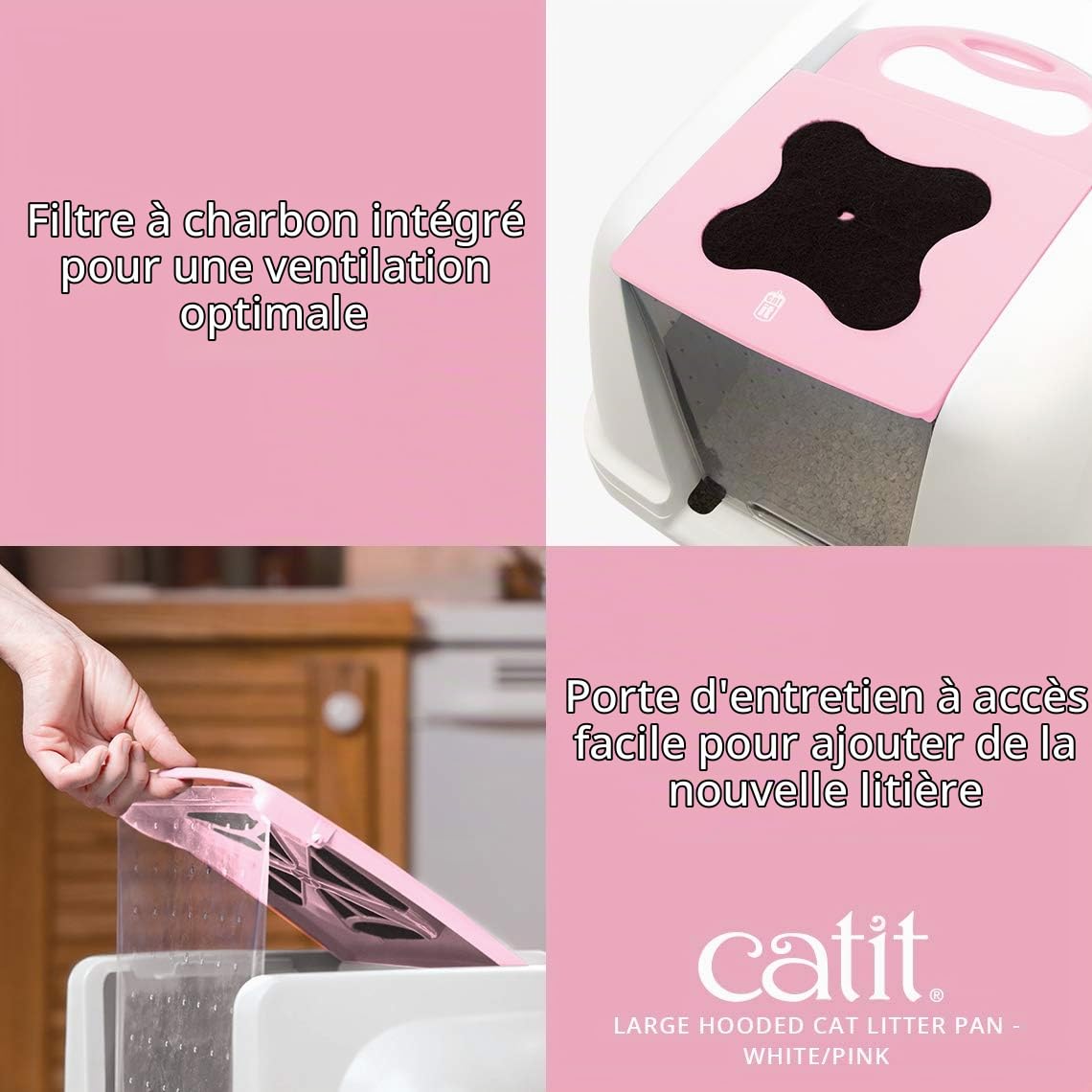 catit-maison-de-toilette-couverte-rose-57-x-46-5-x-39-cm-avec-filtre-charbon image 4