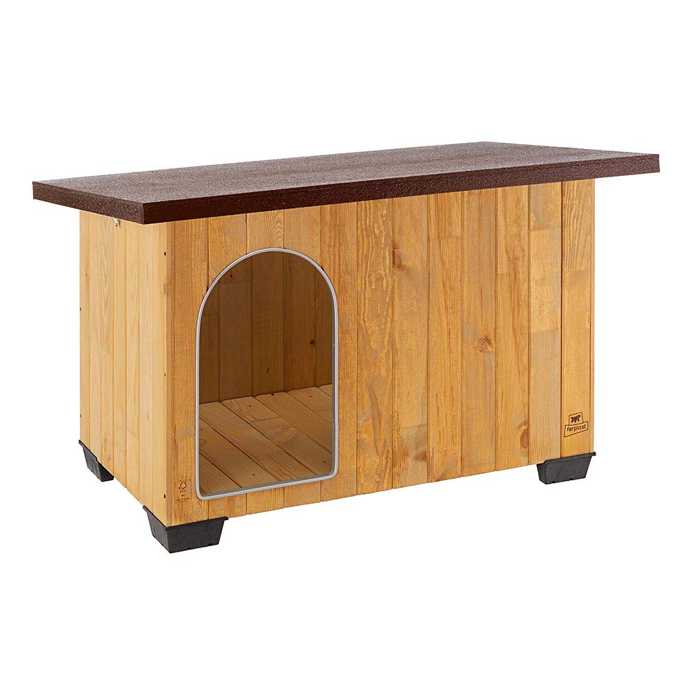 ferplast-baita-niche-chien-ext-rieur-bois-fsc-m-67-x-53-x-56-cm-avec-toit-ouvran image 7
