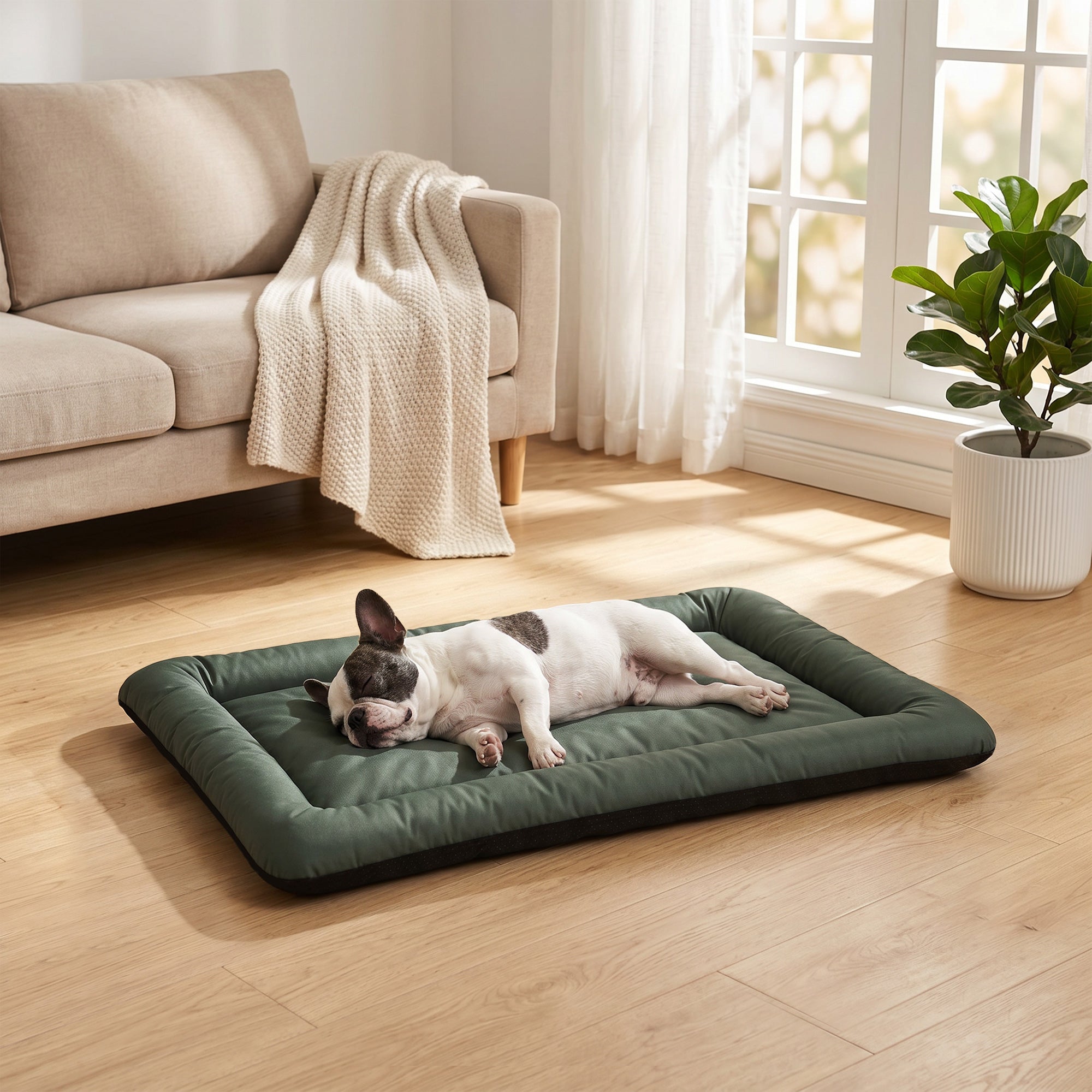 pawhut-lit-imperm-able-pliable-pour-chien-90-x-60-x-5-cm-vert image 4