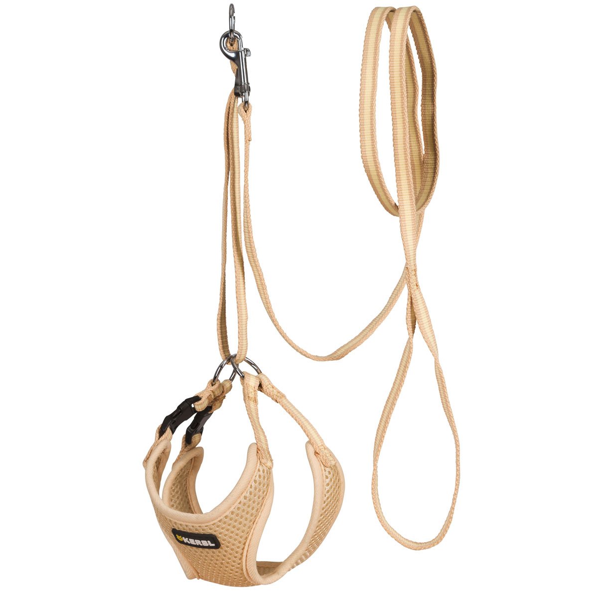 kerbl-pet-harnais-pour-chiots-beige-30-50cm-10mm-avec-laisse-120cm-lot-de-3 image 2